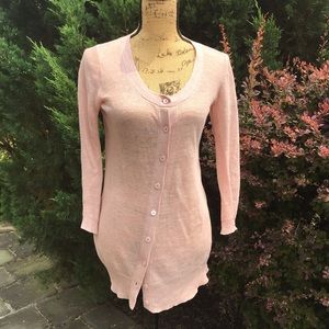 J Crew Blush Summer Cardigan